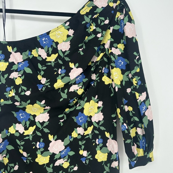 Pearl Lela Rose Floral Poplin One Shoulder Dress - Picture 3 of 6